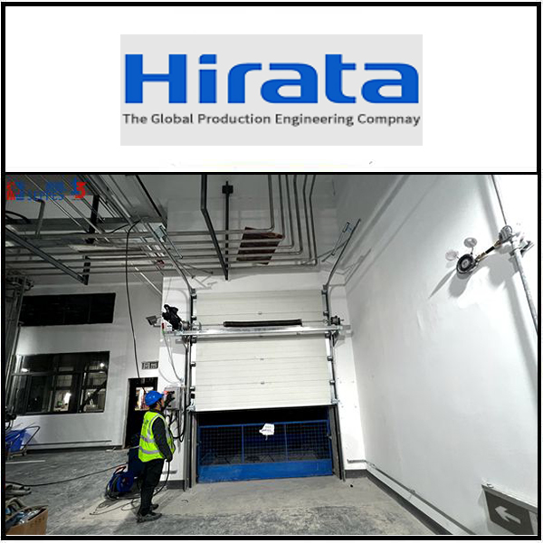 平田机工自动化设备安装西朗品牌提升门