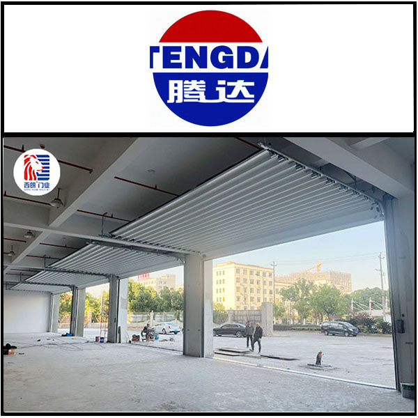 山东腾达特种钢丝安装西朗品牌快速门