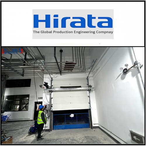 平田机工自动化设备安装西朗品牌提升门