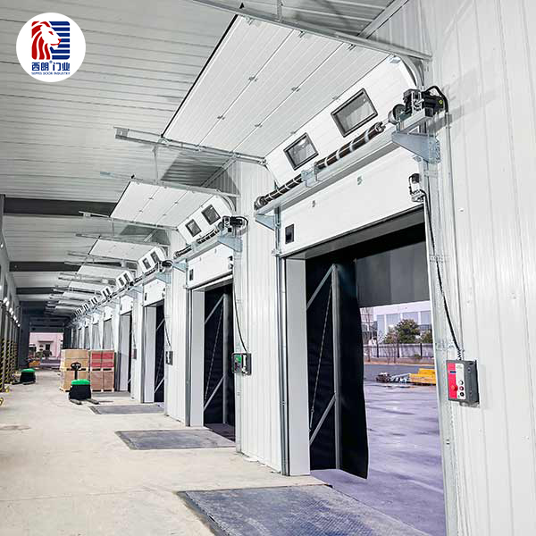 物流出货口提升门+门封+平台