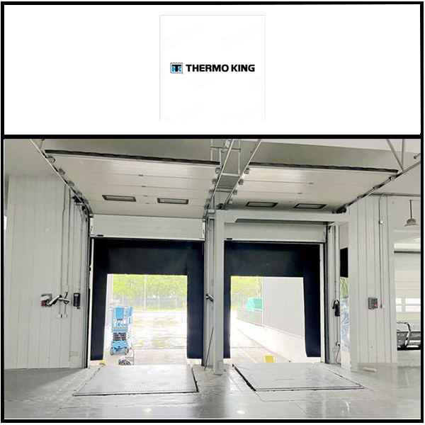 冷王集装箱温度控制安装西朗品牌提升门