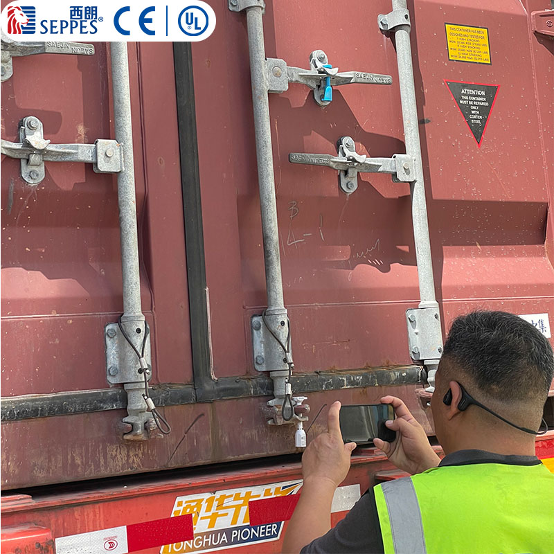 专业人员质检装箱